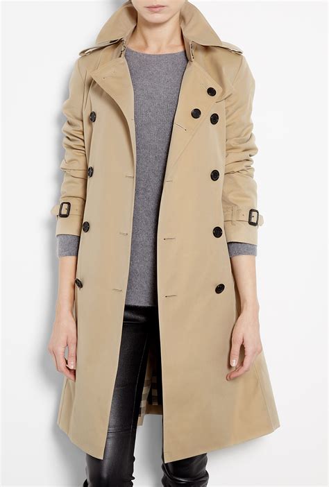 burberry brit honey cotton trench coat|authentic Burberry trench coats.